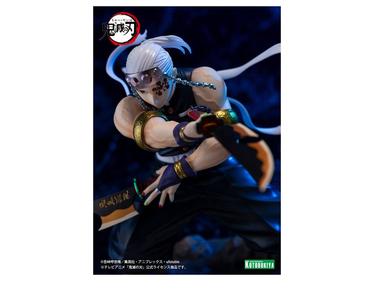 Kotobukiya 1/8 Demon Slayer: Kimetsu no Yaiba Series ARTFX J Tengen Uzui Scale Figue | 4934054040742