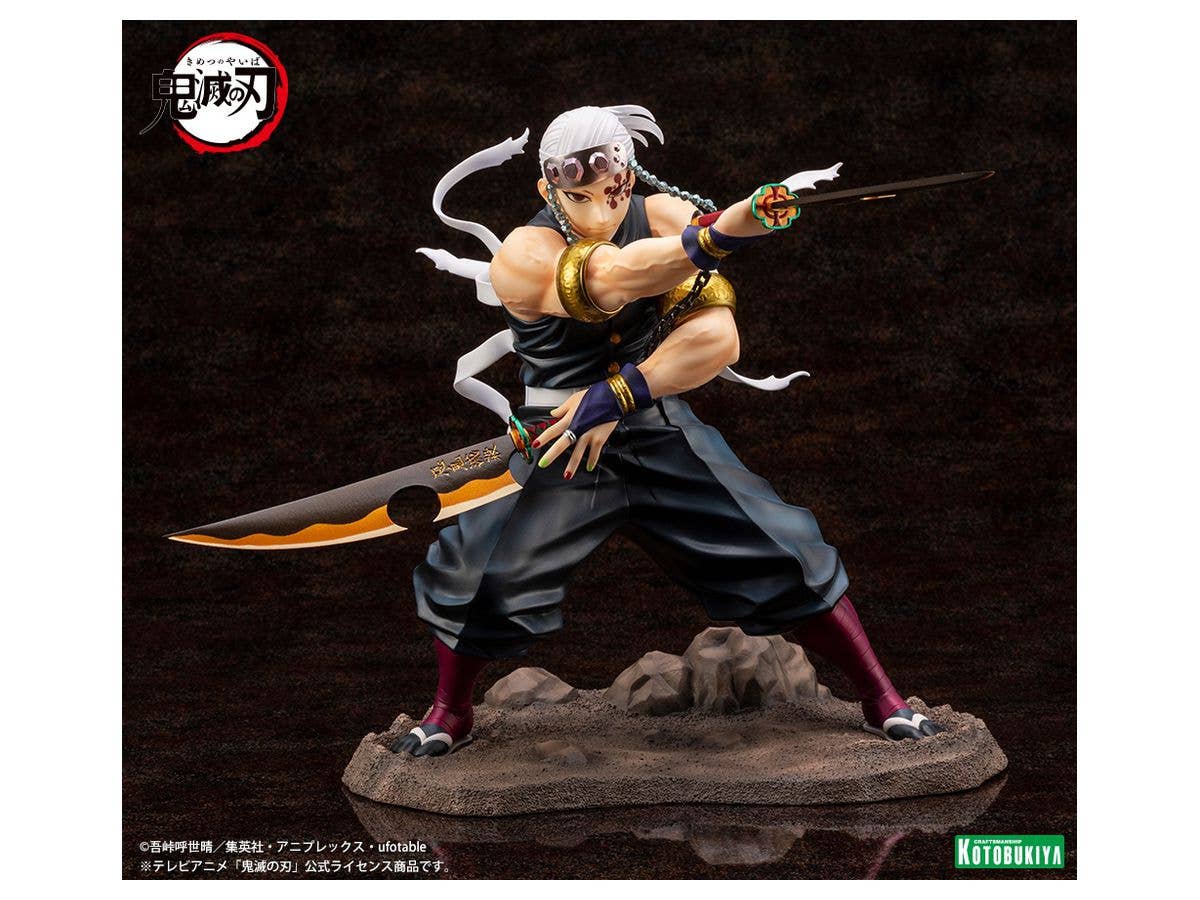 Kotobukiya 1/8 Demon Slayer: Kimetsu no Yaiba Series ARTFX J Tengen Uzui Scale Figue | 4934054040742