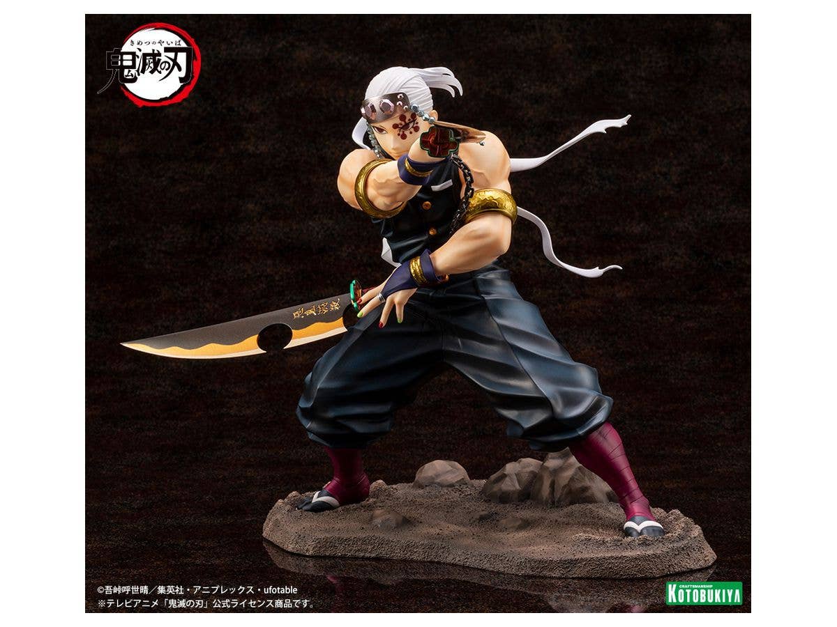 Kotobukiya 1/8 Demon Slayer: Kimetsu no Yaiba Series ARTFX J Tengen Uzui Scale Figue | 4934054040742