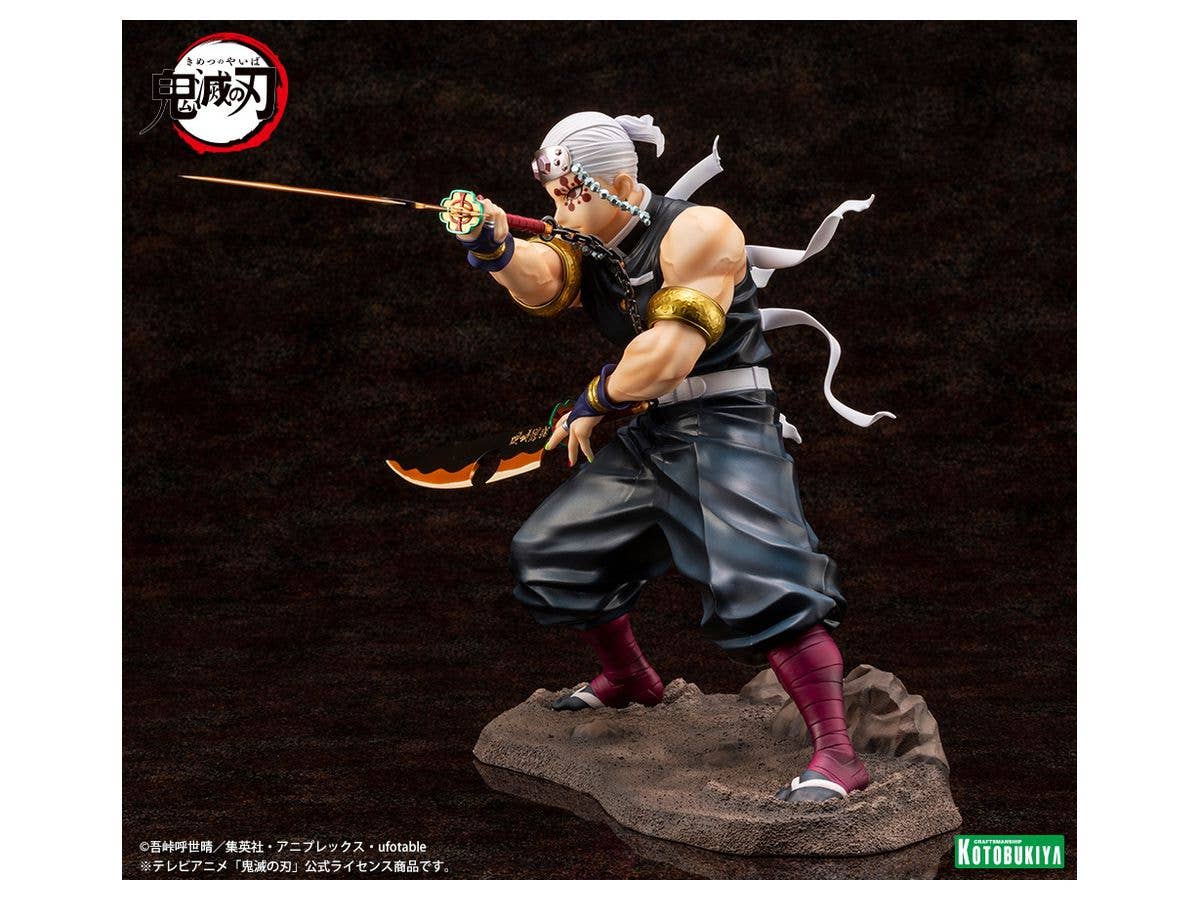 Kotobukiya 1/8 Demon Slayer: Kimetsu no Yaiba Series ARTFX J Tengen Uzui Scale Figue | 4934054040742