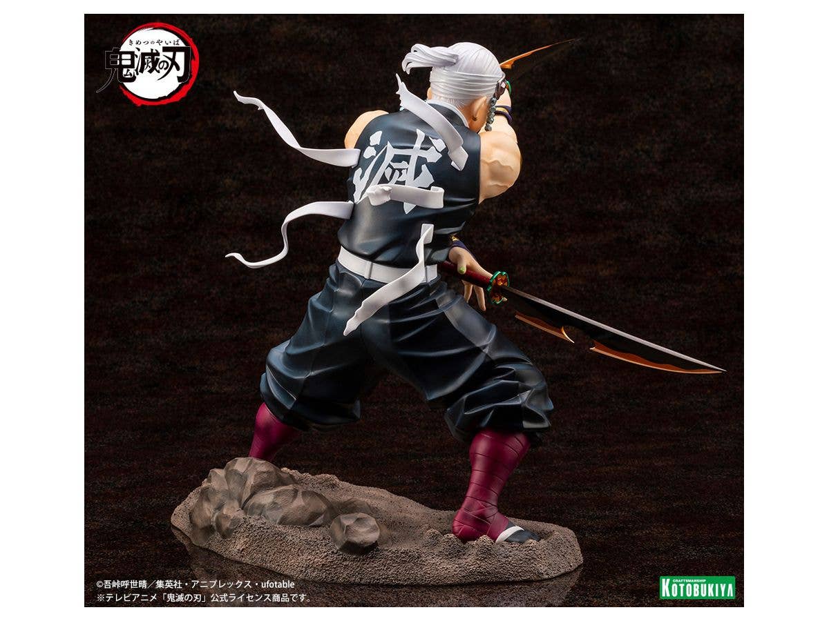 Kotobukiya 1/8 Demon Slayer: Kimetsu no Yaiba Series ARTFX J Tengen Uzui Scale Figue | 4934054040742