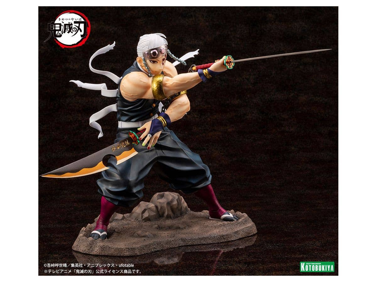 Kotobukiya 1/8 Demon Slayer: Kimetsu no Yaiba Series ARTFX J Tengen Uzui Scale Figue | 4934054040742