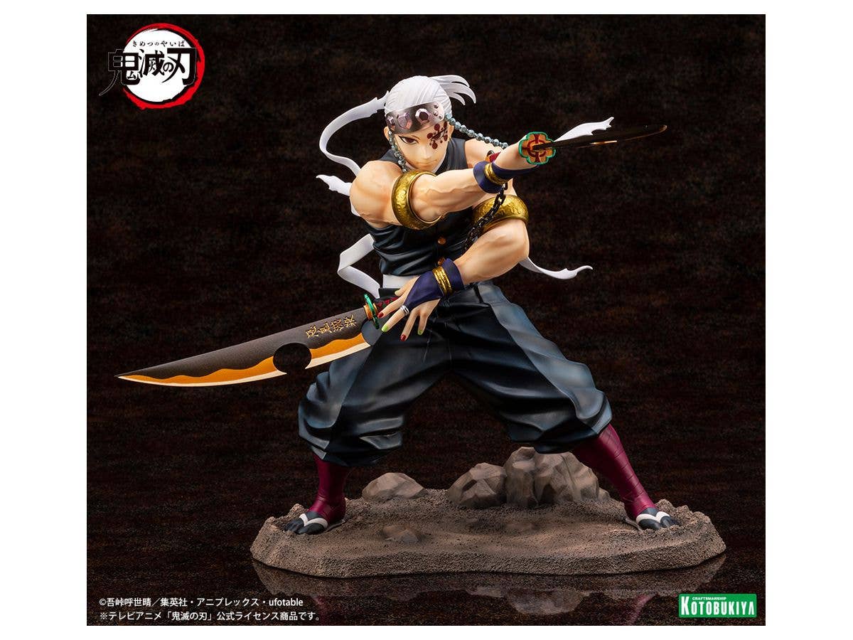 Kotobukiya 1/8 Demon Slayer: Kimetsu no Yaiba Series ARTFX J Tengen Uzui Scale Figue | 4934054040742