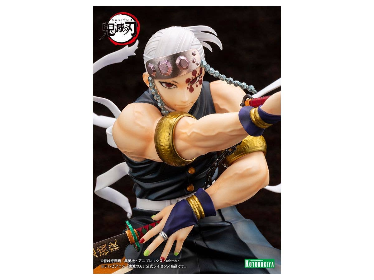 Kotobukiya 1/8 Demon Slayer: Kimetsu no Yaiba Series ARTFX J Tengen Uzui Scale Figue | 4934054040742