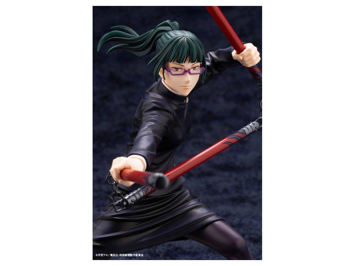 Kotobukiya 1/8 Jujutsu Kaisen Series ARTFX J Maki Zen'In, Pre-Painted PVC Statue | 4934054041039