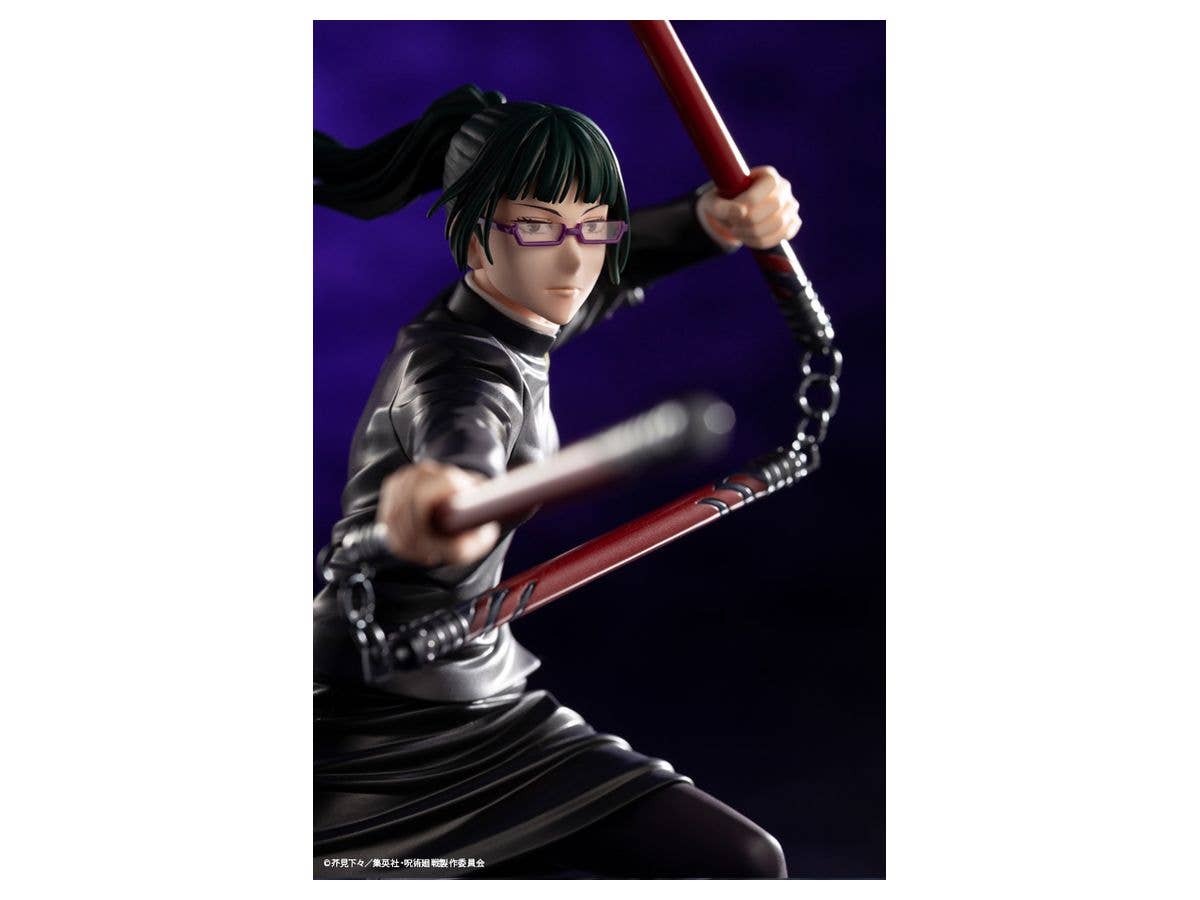 Kotobukiya 1/8 Jujutsu Kaisen Series ARTFX J Maki Zen'In, Pre-Painted PVC Statue | 4934054041039