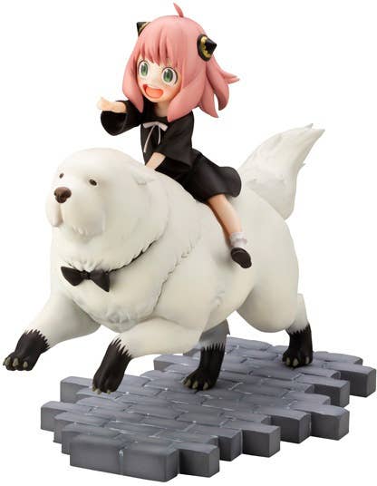 Kotobukiya 1/7 Spy x Family Series Anya Forger & Bond Forger, Pre-Painted PVC Statue | 4934054045037