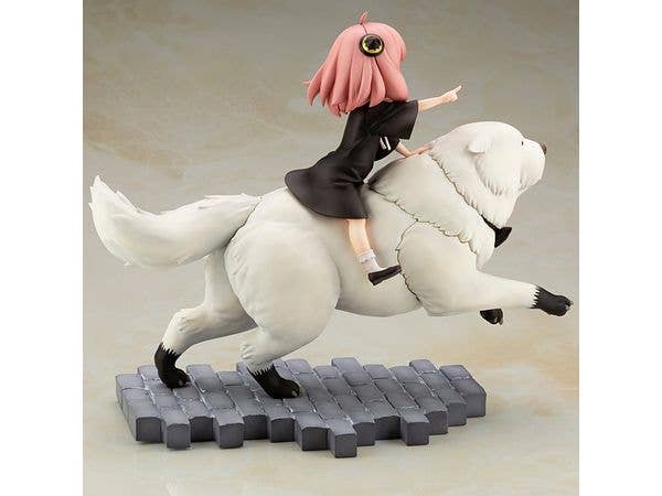 Kotobukiya 1/7 Spy x Family Series Anya Forger & Bond Forger, Pre-Painted PVC Statue | 4934054045037