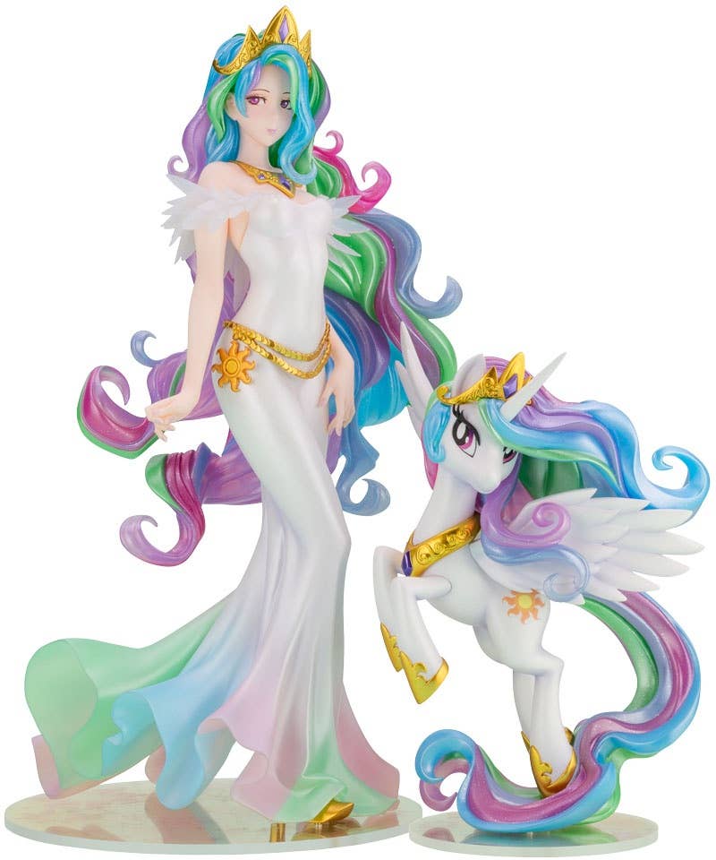 Kotobukiya 1/7 My Little Pony Princess Celestia Bishoujo, Pre-Painted PVC Statue | 4934054029754