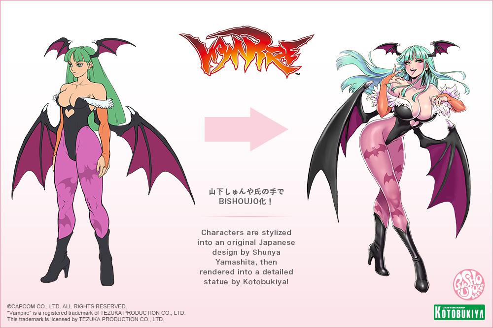 Kotobukiya 1/7 Darkstalkers Series Morrigan Bishoujo, Pre-Painted PVC Statue - P-REX Hobby