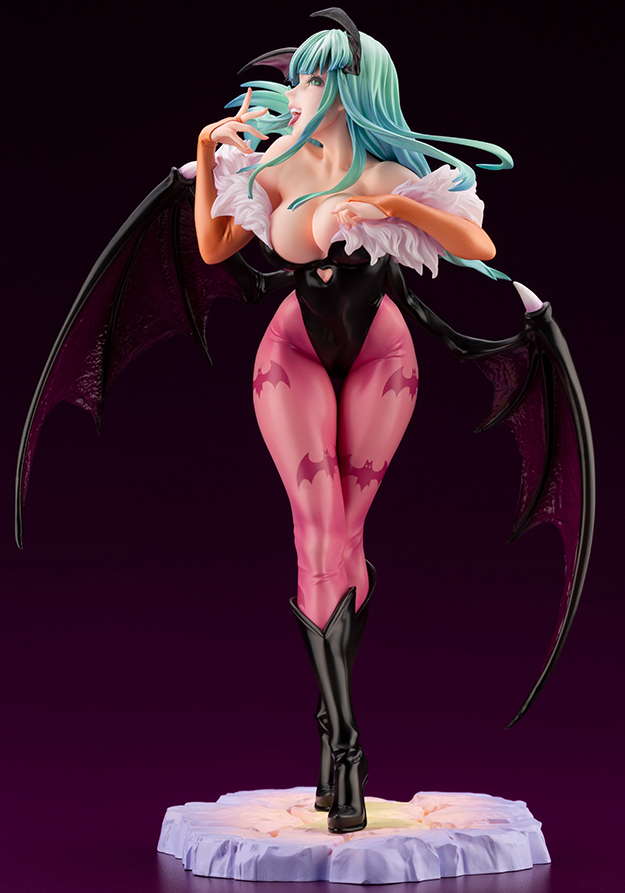 Kotobukiya 1/7 Darkstalkers Series Morrigan Bishoujo, Pre-Painted PVC Statue - P-REX Hobby