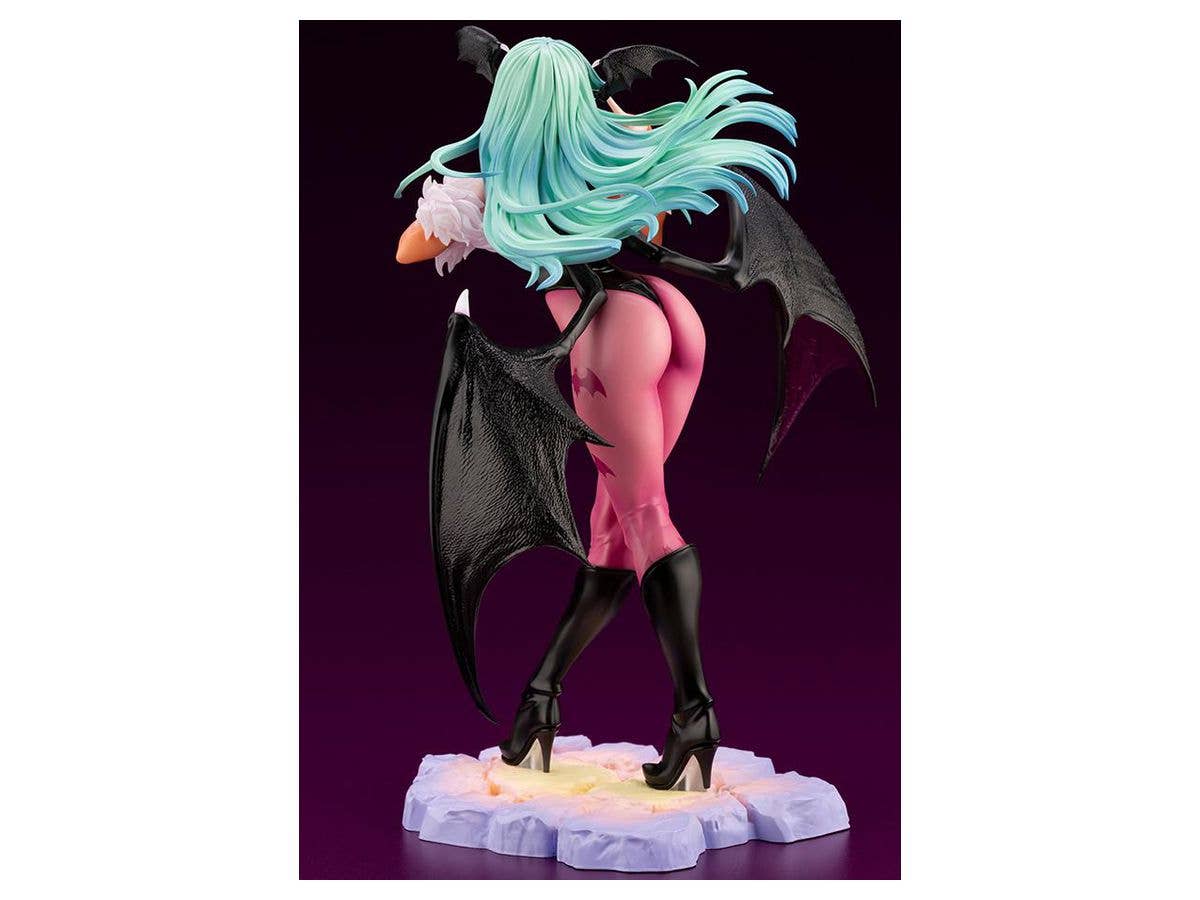 Kotobukiya 1/7 Darkstalkers Series Morrigan Bishoujo, Pre-Painted PVC Statue | 4934054028795
