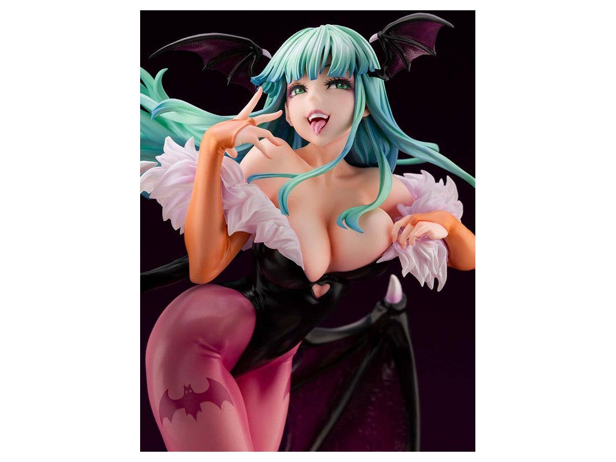 Kotobukiya 1/7 Darkstalkers Series Morrigan Bishoujo, Pre-Painted PVC Statue | 4934054028795