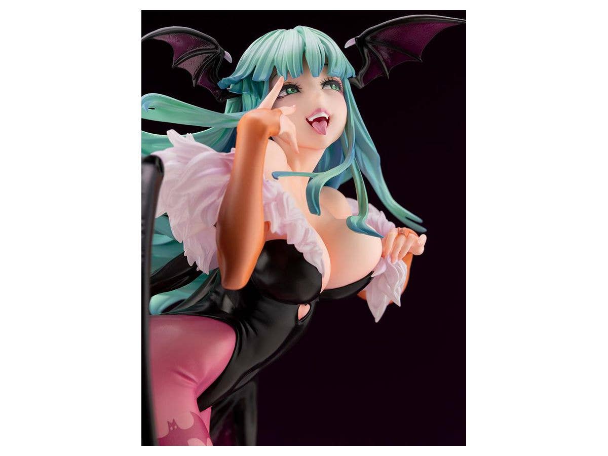 Kotobukiya 1/7 Darkstalkers Series Morrigan Bishoujo, Pre-Painted PVC Statue | 4934054028795