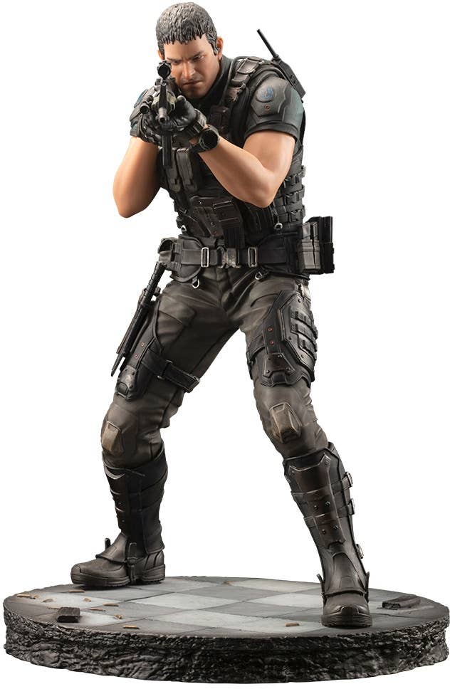 Kotobukiya 1/6 Rresident Evil: Vendetta Chris Redfield Renewal Package Artfx Statue | 4934054047925