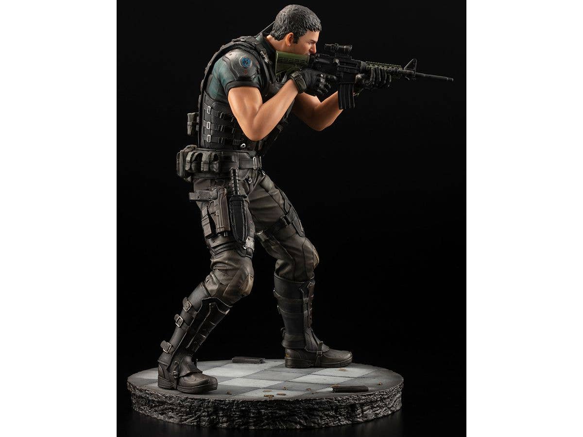 Kotobukiya 1/6 Rresident Evil: Vendetta Chris Redfield Renewal Package Artfx Statue | 4934054047925