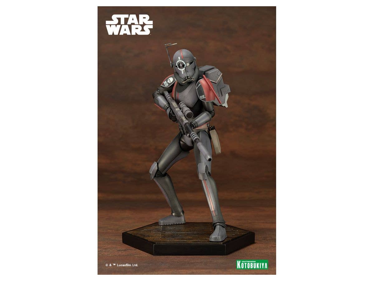 Kotobukiya 1/7 Star Wars: The Bad Batch Series Artfx Crosshair The Bad Batch, Pre-Painted PVC Easy-to-Assemble Statue | 4934054033133