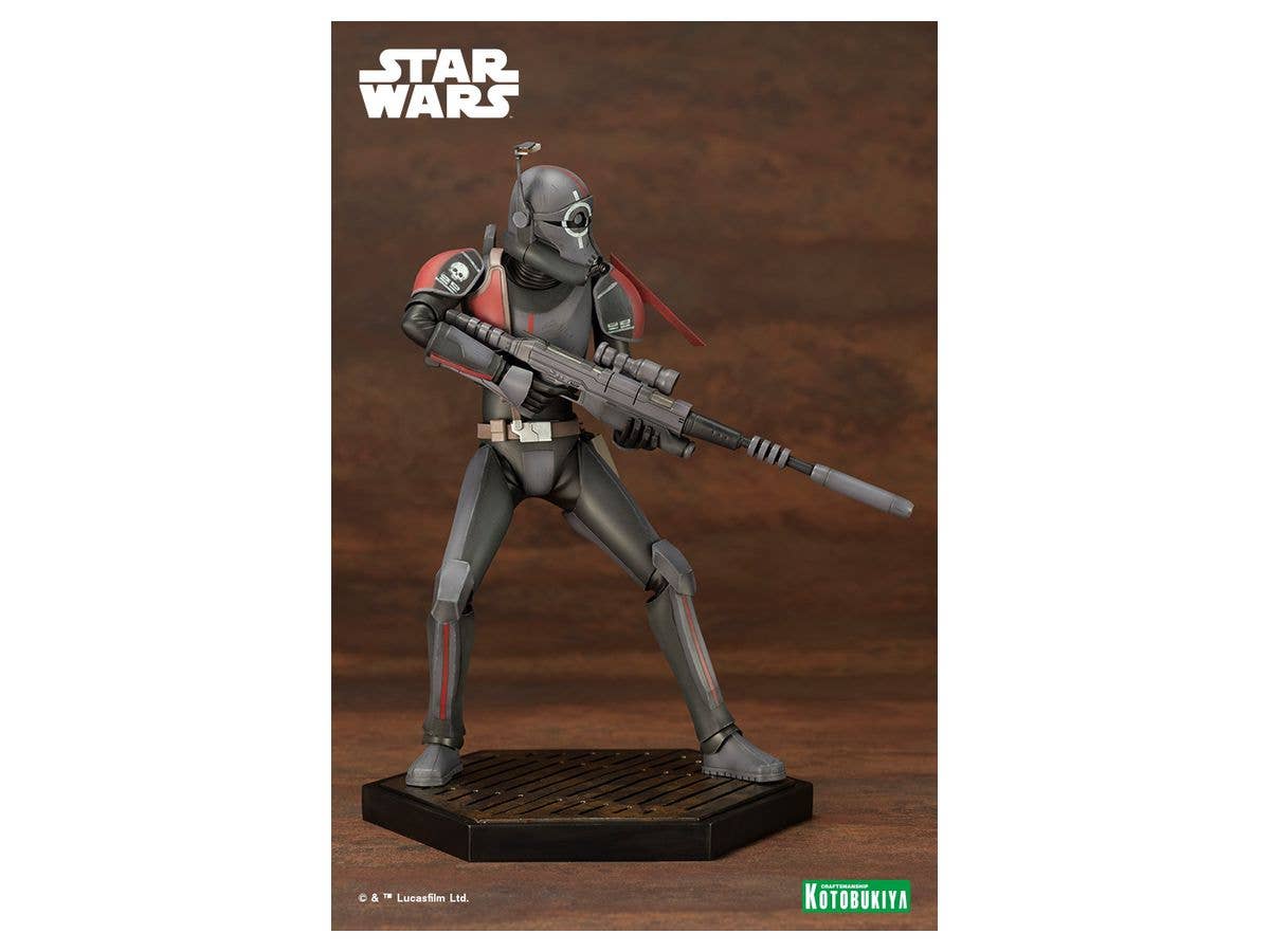 Kotobukiya 1/7 Star Wars: The Bad Batch Series Artfx Crosshair The Bad Batch, Pre-Painted PVC Easy-to-Assemble Statue | 4934054033133