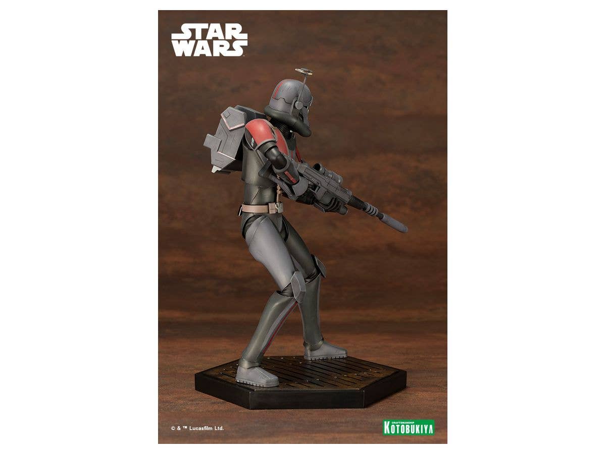 Kotobukiya 1/7 Star Wars: The Bad Batch Series Artfx Crosshair The Bad Batch, Pre-Painted PVC Easy-to-Assemble Statue | 4934054033133