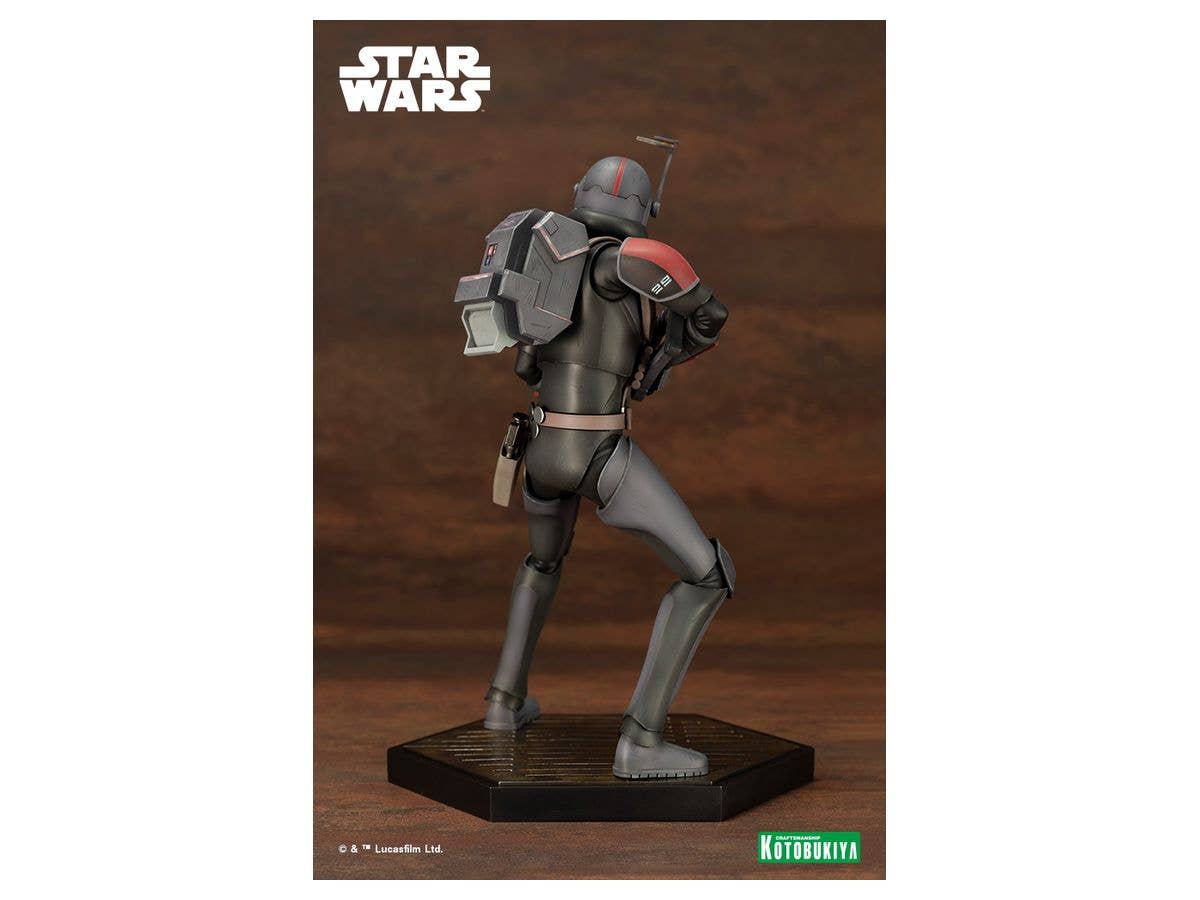 Kotobukiya 1/7 Star Wars: The Bad Batch Series Artfx Crosshair The Bad Batch, Pre-Painted PVC Easy-to-Assemble Statue | 4934054033133