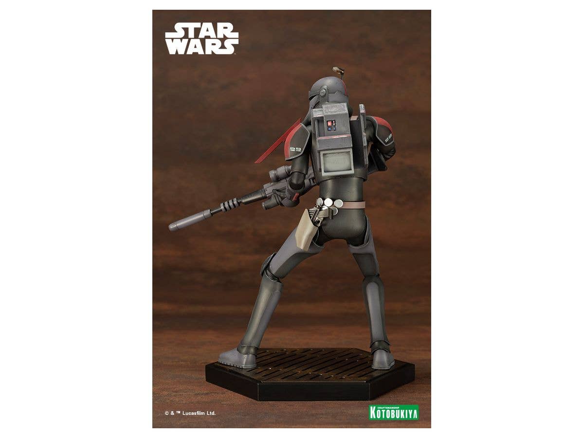 Kotobukiya 1/7 Star Wars: The Bad Batch Series Artfx Crosshair The Bad Batch, Pre-Painted PVC Easy-to-Assemble Statue | 4934054033133