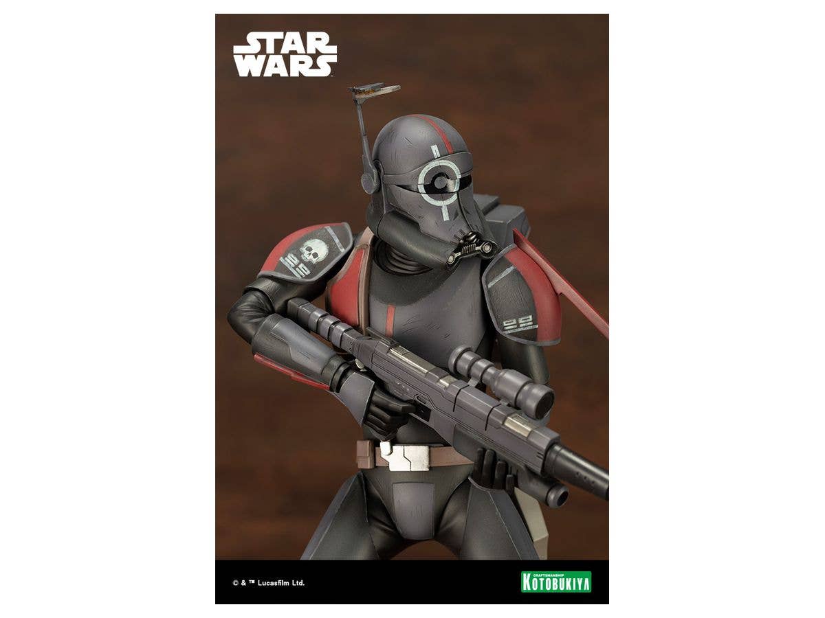 Kotobukiya 1/7 Star Wars: The Bad Batch Series Artfx Crosshair The Bad Batch, Pre-Painted PVC Easy-to-Assemble Statue | 4934054033133