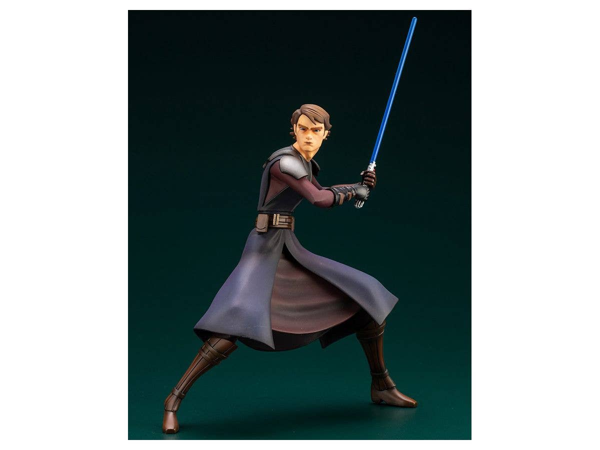 Kotobukiya 1/10 Star Wars Series Artfx+ Anakin Skywalker - The Clone Wars Version, Pre-painted PVC Statue | 4934054036301