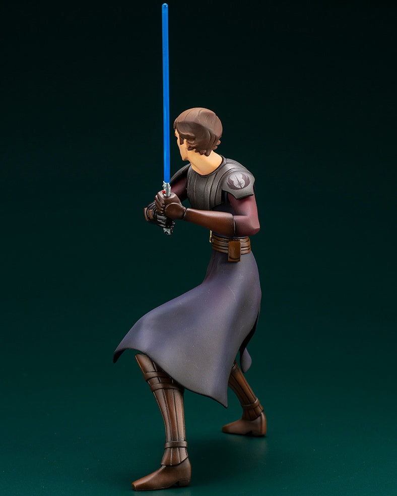 Kotobukiya 1/10 Star Wars Series Artfx+ Anakin Skywalker - The Clone Wars Version, Pre-painted PVC Statue - P-REX Hobby