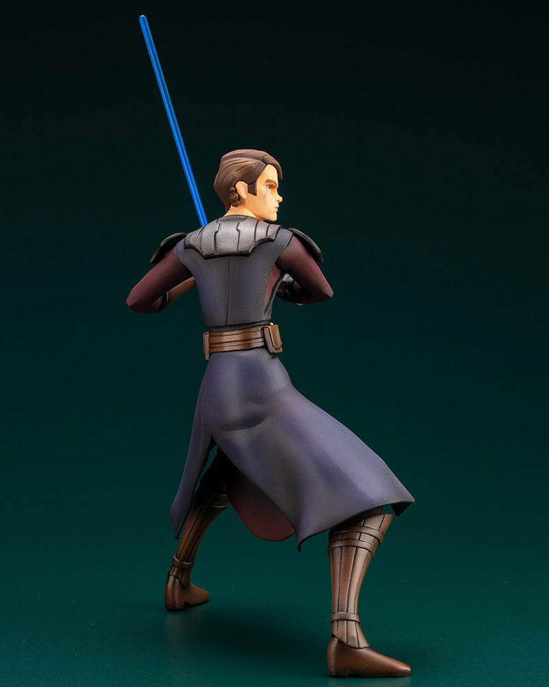 Kotobukiya 1/10 Star Wars Series Artfx+ Anakin Skywalker - The Clone Wars Version, Pre-painted PVC Statue - P-REX Hobby