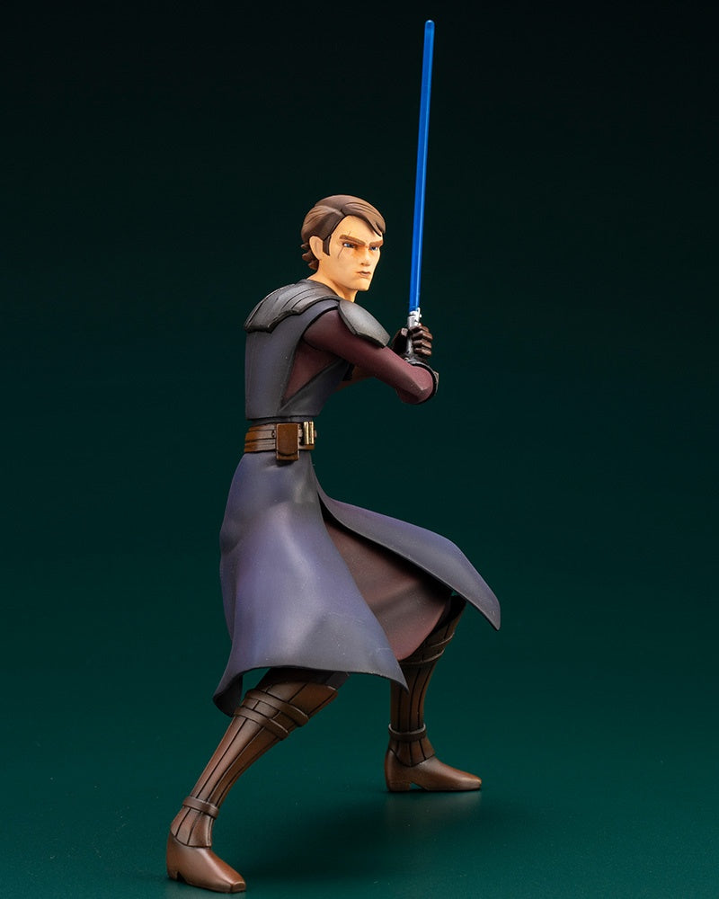 Kotobukiya 1/10 Star Wars Series Artfx+ Anakin Skywalker - The Clone Wars Version, Pre-painted PVC Statue - P-REX Hobby