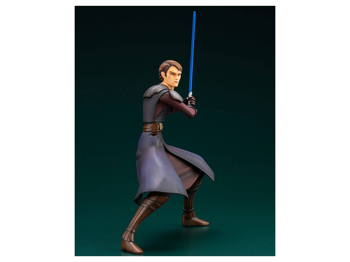 Kotobukiya 1/10 Star Wars Series Artfx+ Anakin Skywalker - The Clone Wars Version, Pre-painted PVC Statue | 4934054036301