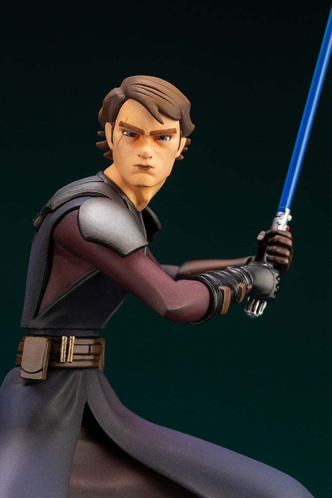 Kotobukiya 1/10 Star Wars Series Artfx+ Anakin Skywalker - The Clone Wars Version, Pre-painted PVC Statue - P-REX Hobby