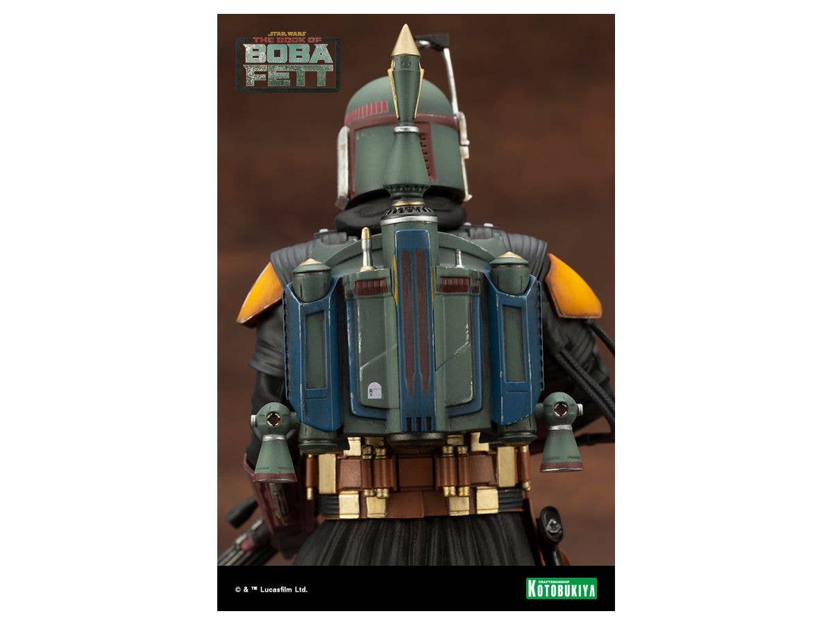 Kotobukiya 1/10 Star Wars: The Book Of Boba Fett Series ARTFX+ BOBA FETT™, Pre-Painted PVC Easy-to-Assemble Statue | 4934054039562