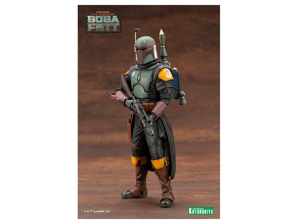 Kotobukiya 1/10 Star Wars: The Book Of Boba Fett Series ARTFX+ BOBA FETT™, Pre-Painted PVC Easy-to-Assemble Statue | 4934054039562