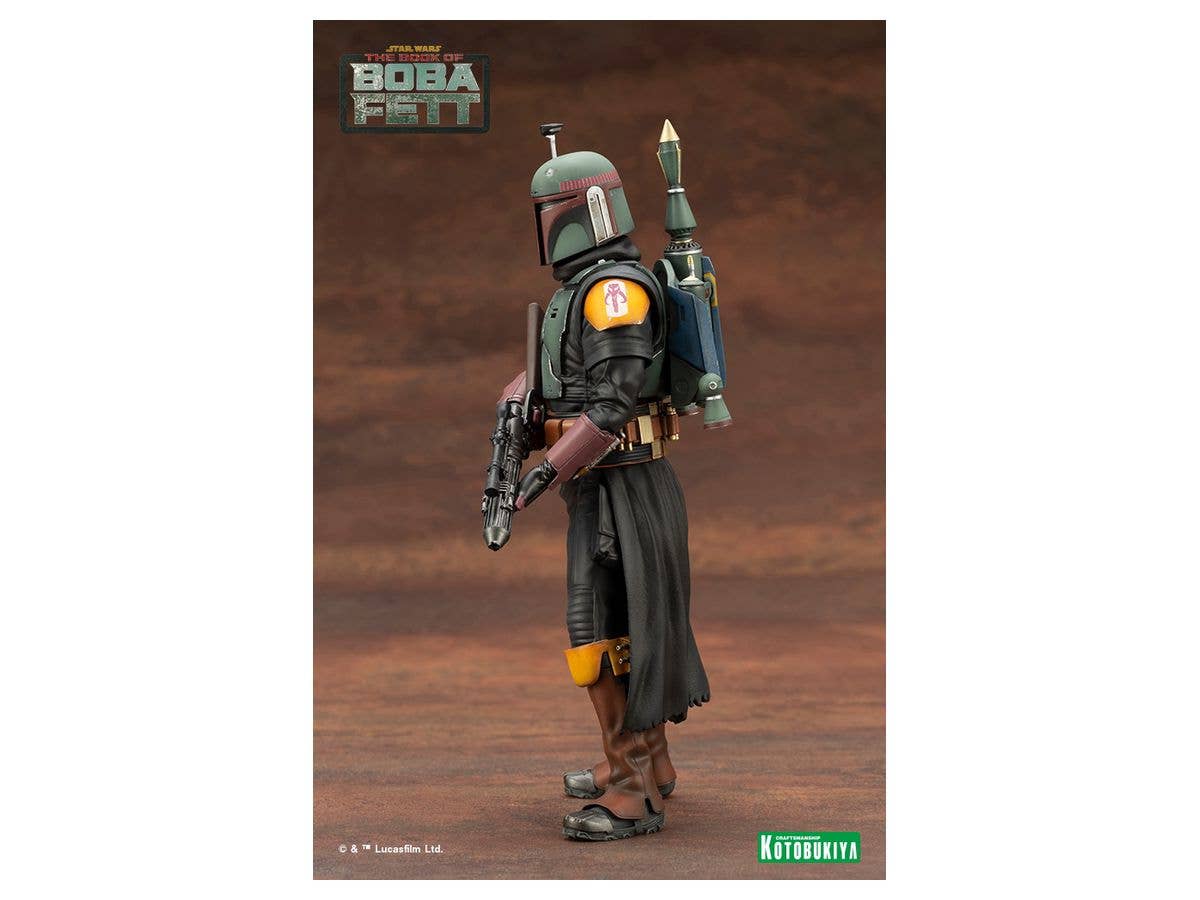 Kotobukiya 1/10 Star Wars: The Book Of Boba Fett Series ARTFX+ BOBA FETT™, Pre-Painted PVC Easy-to-Assemble Statue | 4934054039562