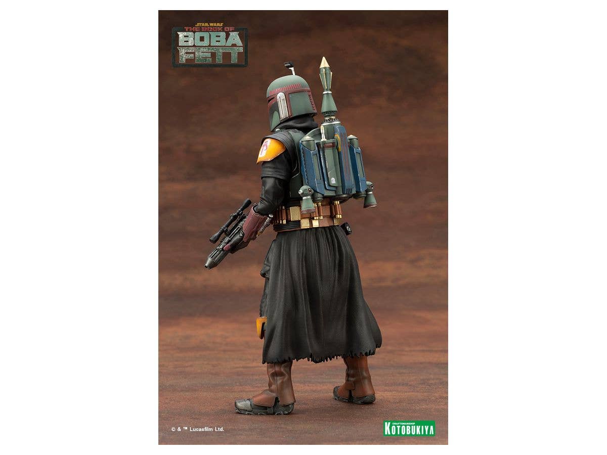 Kotobukiya 1/10 Star Wars: The Book Of Boba Fett Series ARTFX+ BOBA FETT™, Pre-Painted PVC Easy-to-Assemble Statue | 4934054039562