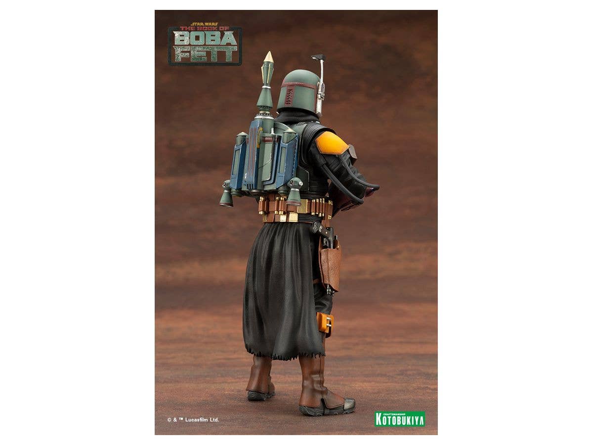 Kotobukiya 1/10 Star Wars: The Book Of Boba Fett Series ARTFX+ BOBA FETT™, Pre-Painted PVC Easy-to-Assemble Statue | 4934054039562