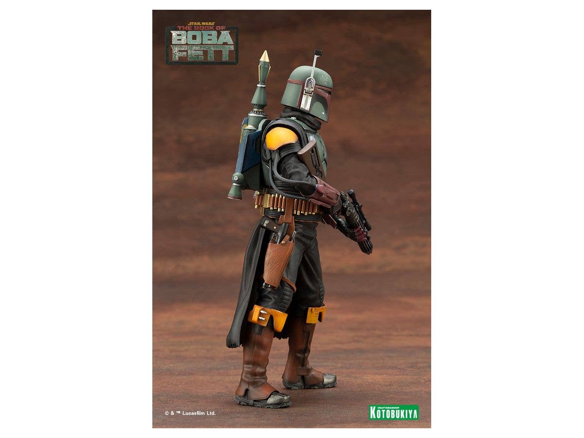Kotobukiya 1/10 Star Wars: The Book Of Boba Fett Series ARTFX+ BOBA FETT™, Pre-Painted PVC Easy-to-Assemble Statue | 4934054039562