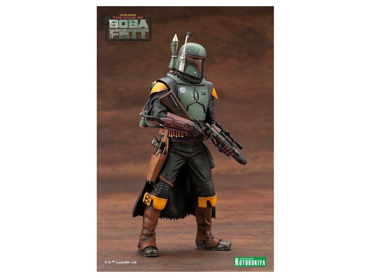 Kotobukiya 1/10 Star Wars: The Book Of Boba Fett Series ARTFX+ BOBA FETT™, Pre-Painted PVC Easy-to-Assemble Statue | 4934054039562