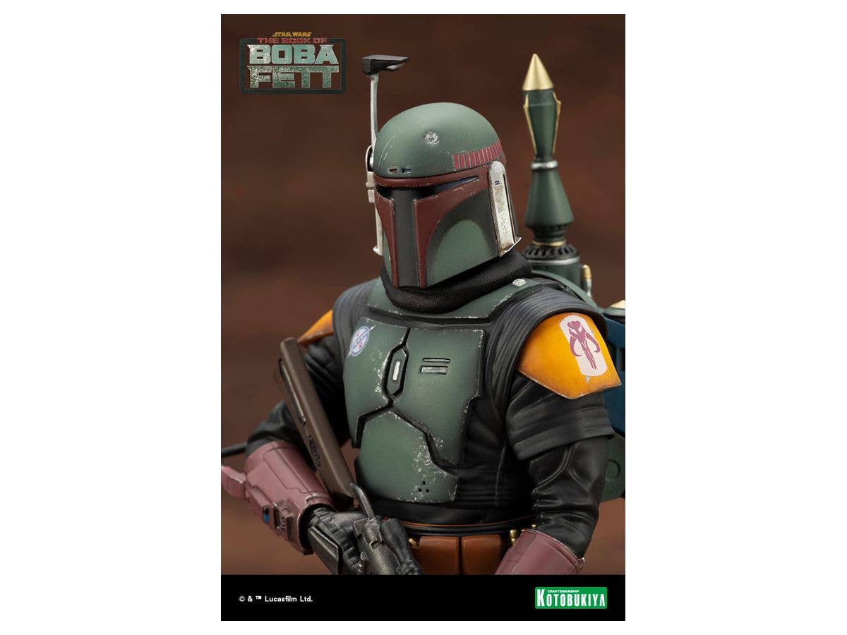 Kotobukiya 1/10 Star Wars: The Book Of Boba Fett Series ARTFX+ BOBA FETT™, Pre-Painted PVC Easy-to-Assemble Statue | 4934054039562