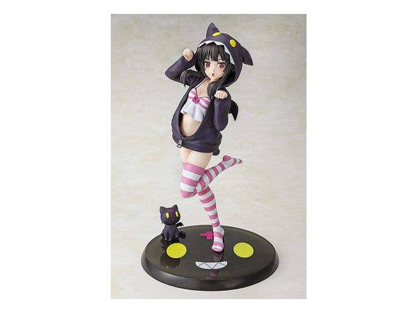 Kono Subarashii Sekai Ni Syukufuku Wo Series CAworks Megumin Hoodie Look Chomusuke Ver. 1/7 Scale Figure | 4935228529032