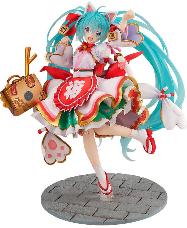 Kadokawa Character Vocal Series 01: Hatsune Miku Series Hatsune Miku Maneki Miku Ver. 1/7 Scale Figure | 4935228529247