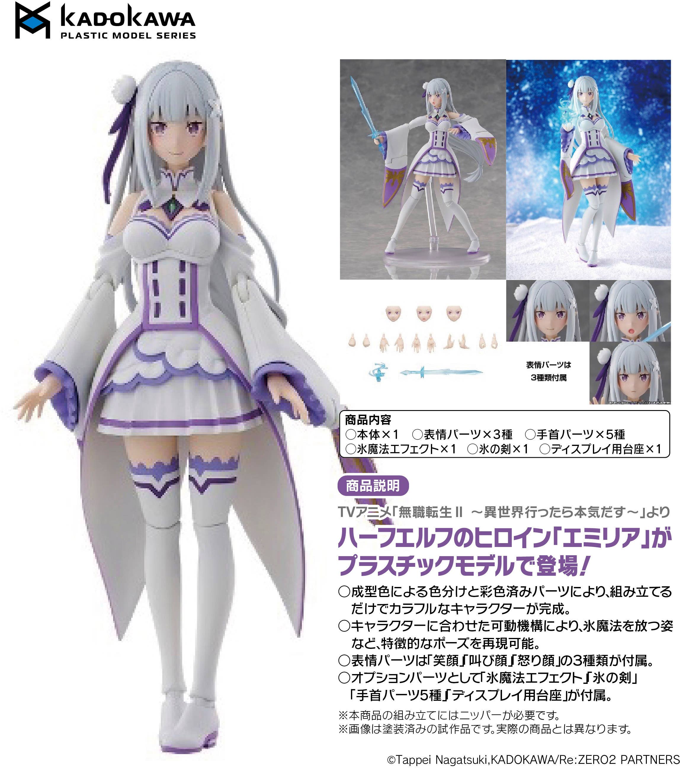 KADOKAWA PLASTIC MODEL SERIES Emilia | 4935228698158
