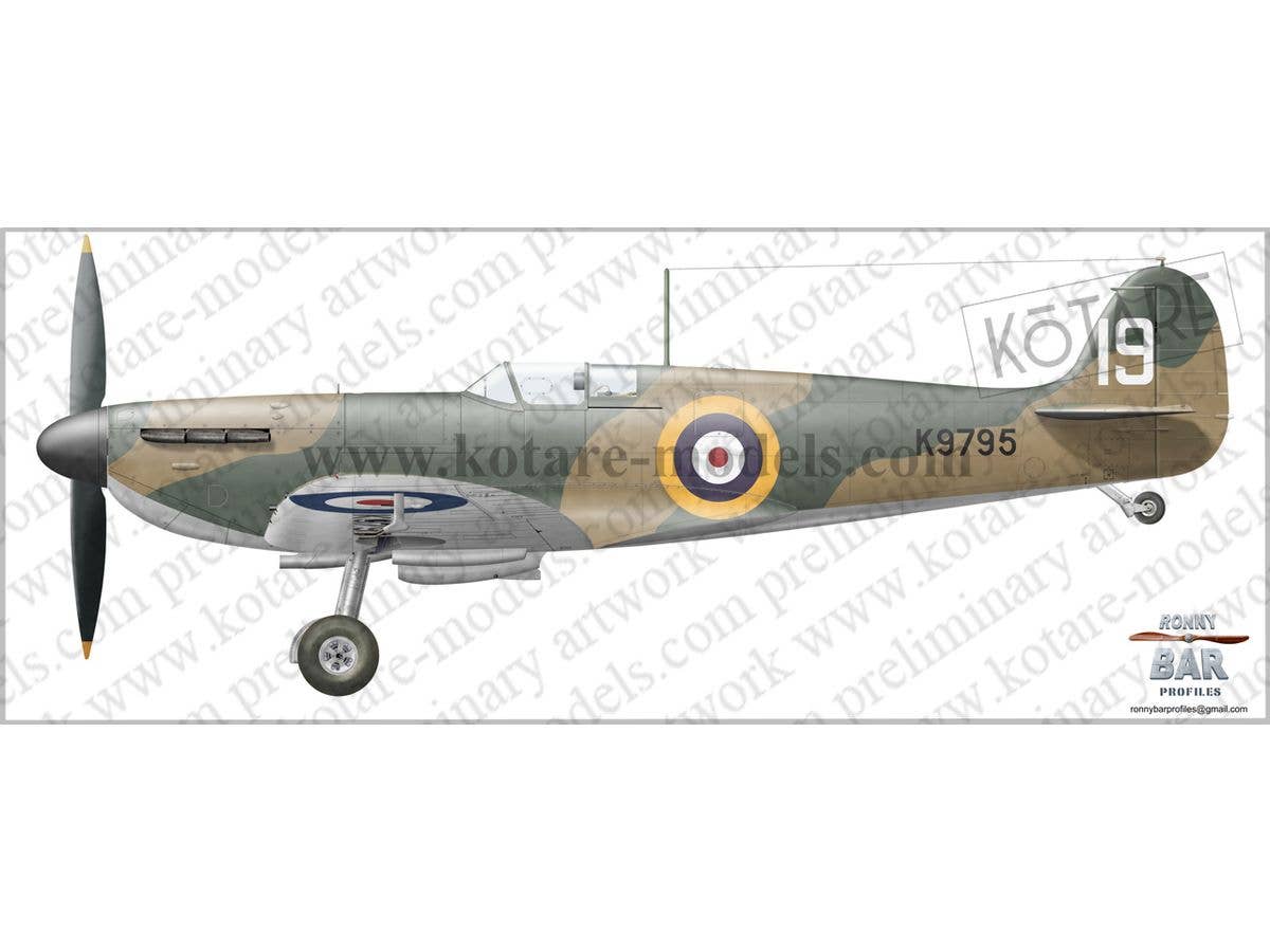 Kotare 1/32 Spitfire Mk.I (Early) | 09413000103922
