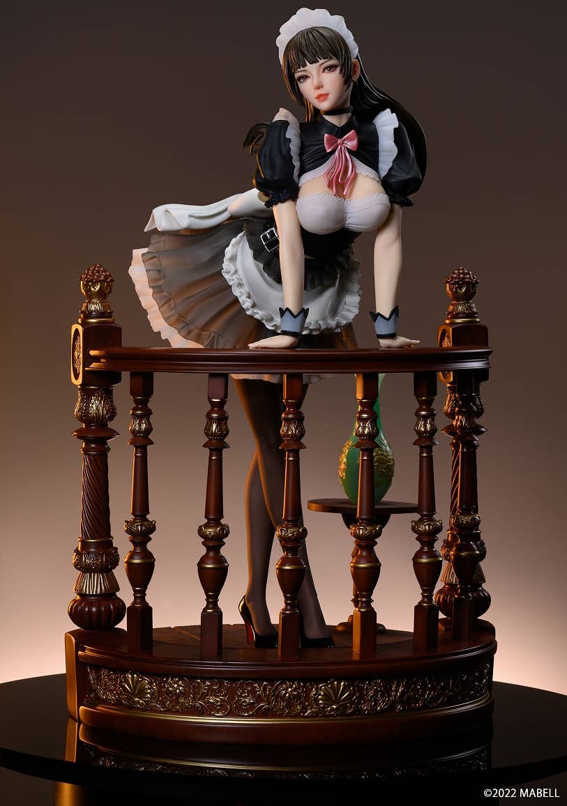 Original Series Holiday Maid Monica Tessia Daiza Akagiiro 1/4 Scale Figure | 4560266125603
