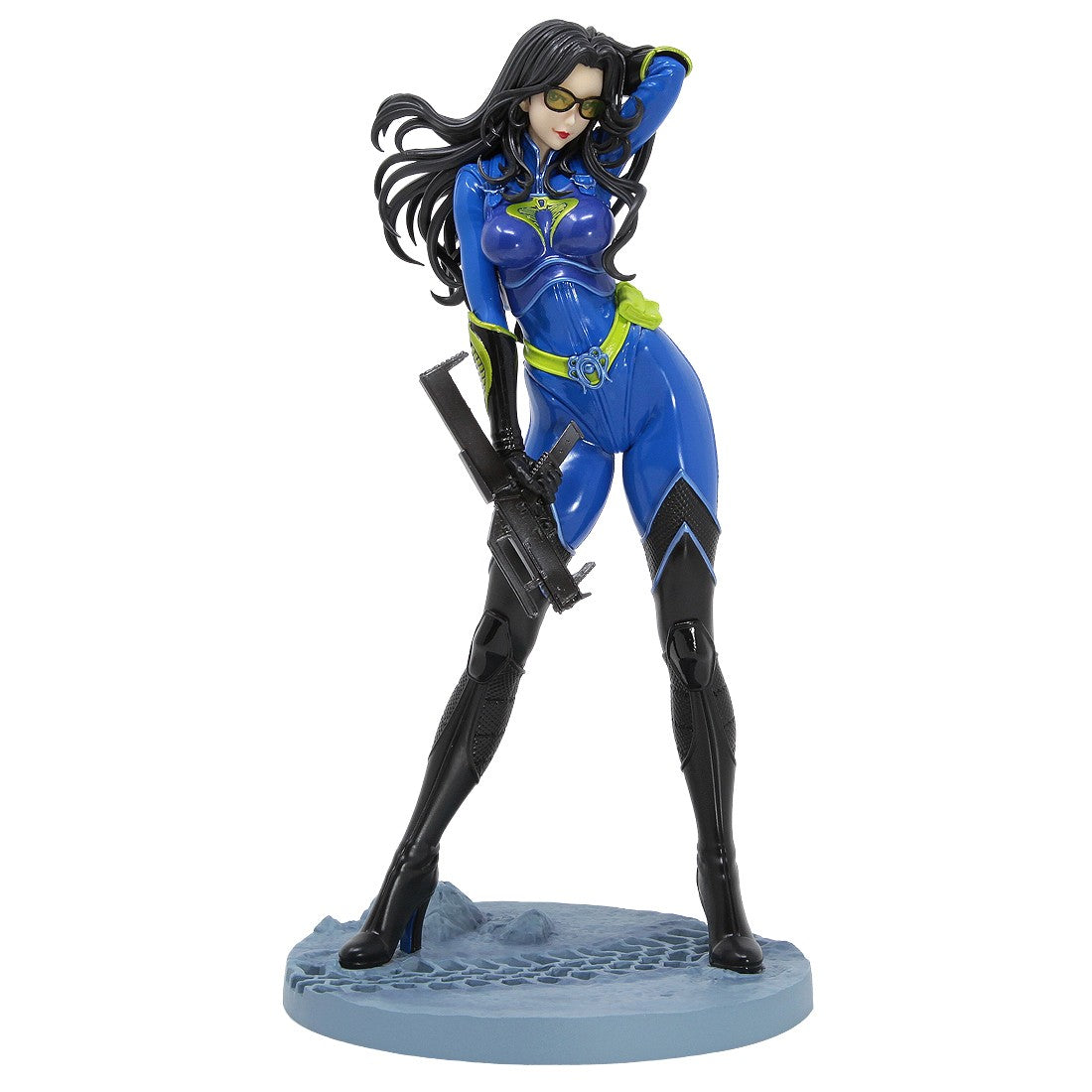 KOTOBUKIYA G.I. JOE BARONESS 25th ANNIVERSARY BLUE COLOR BISHOUJO STATUE | 0190526027534