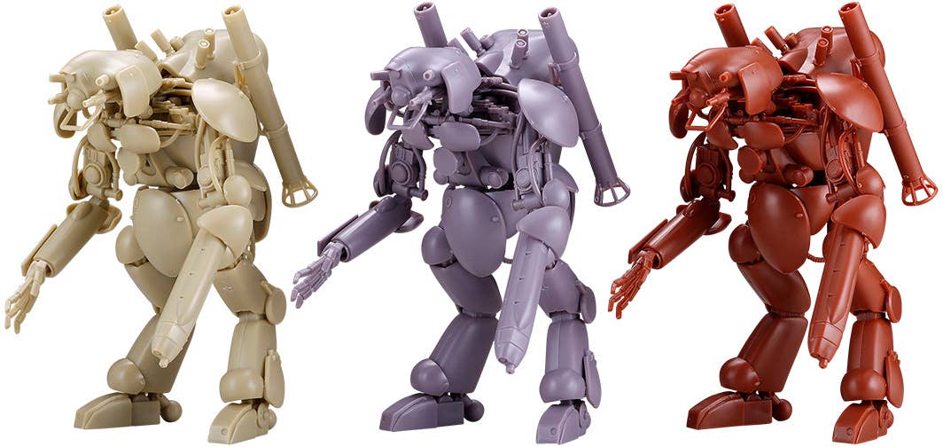 Kaiyodo Humanoid Groserhund Set of 3 model kit | 4537807190291