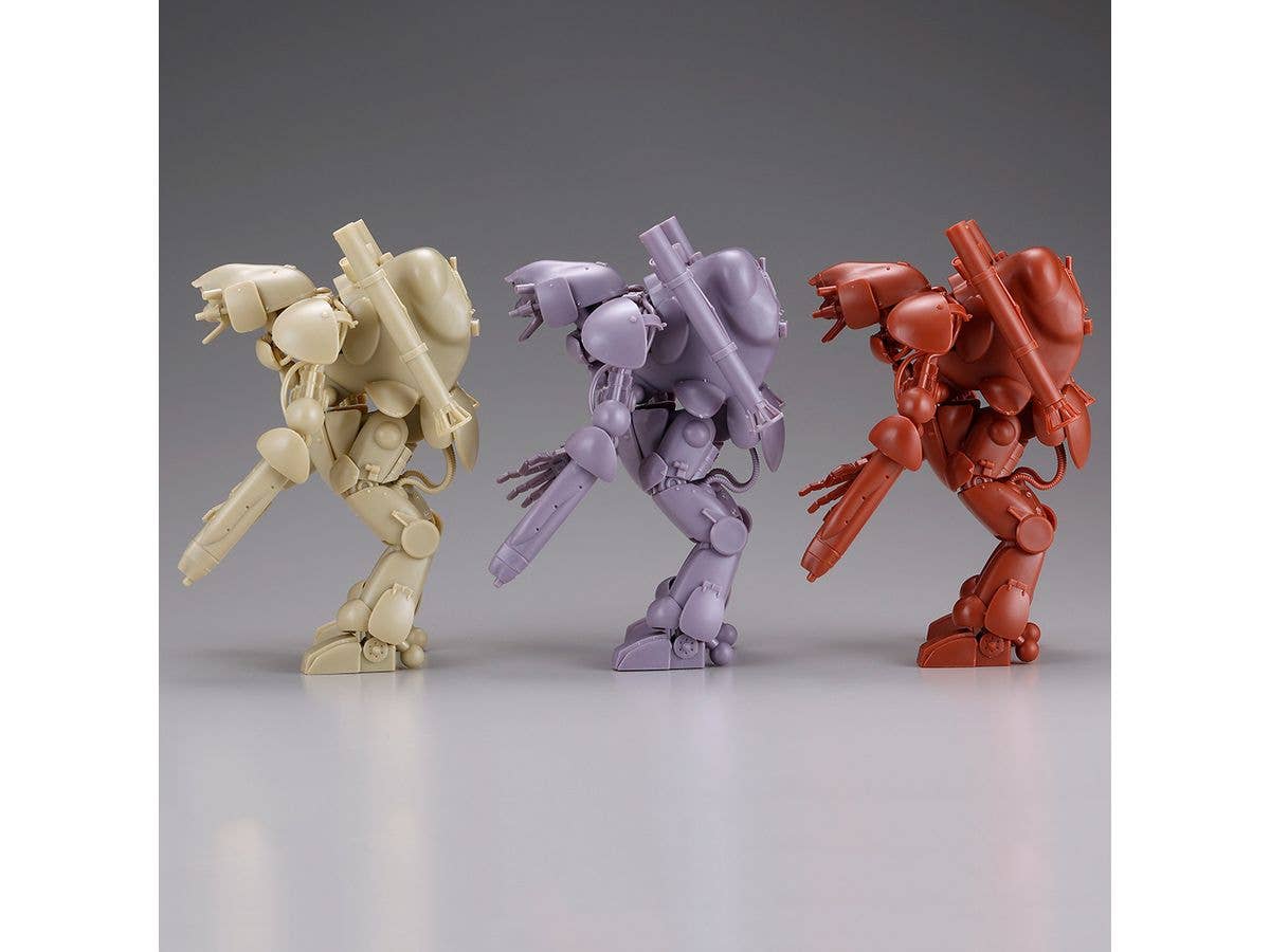 Kaiyodo Humanoid Groserhund Set of 3 model kit | 4537807190291