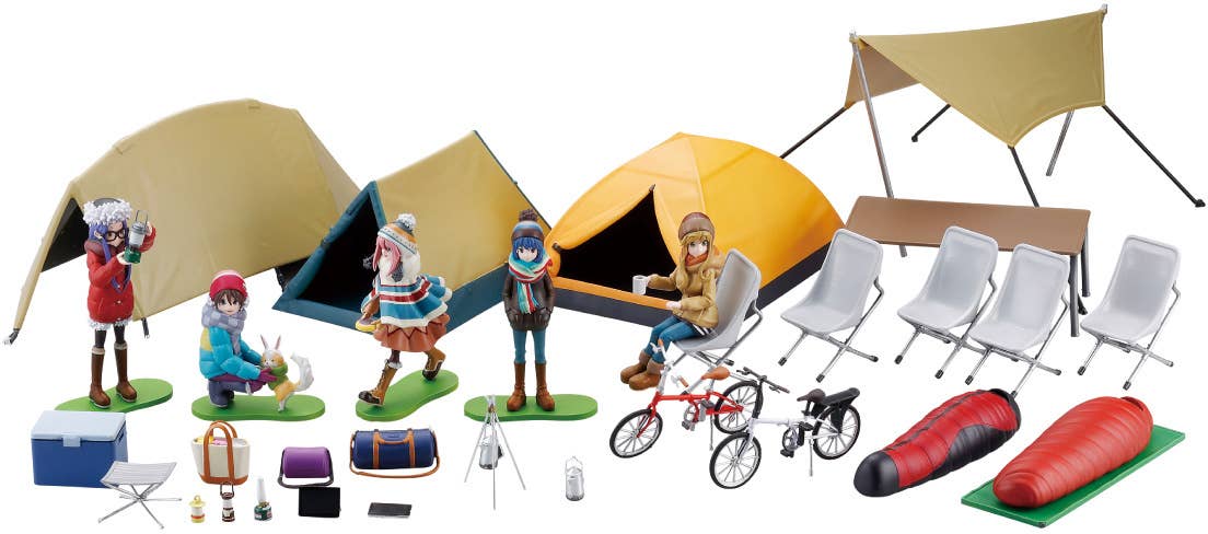 Kaiyodo ARTPLA Yuru-Camp (Laid-Back Camp) Camp set | 4537807190383