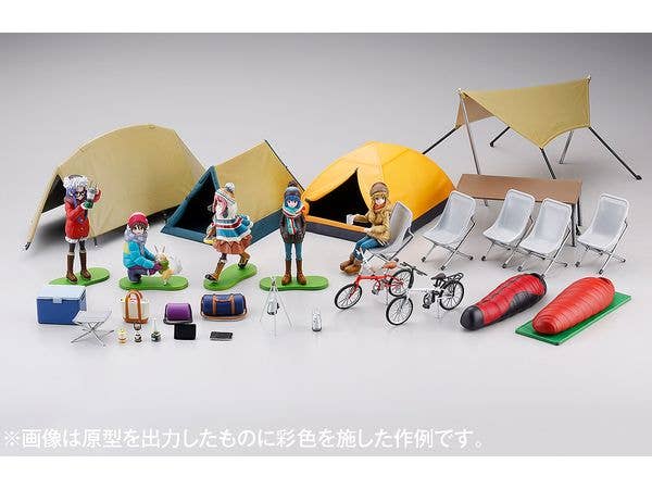 Kaiyodo ARTPLA Yuru-Camp (Laid-Back Camp) Camp set | 4537807190383